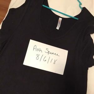 Black classic T 3x super stretchy material